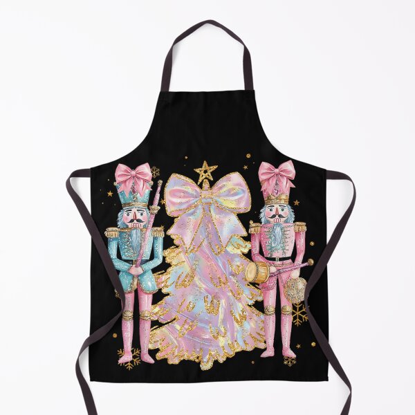 Item preview, Pastel Nutcracker Pink Blue Glitter Christmas Tree Fantasy Art designed and sold by CrinoSwice.