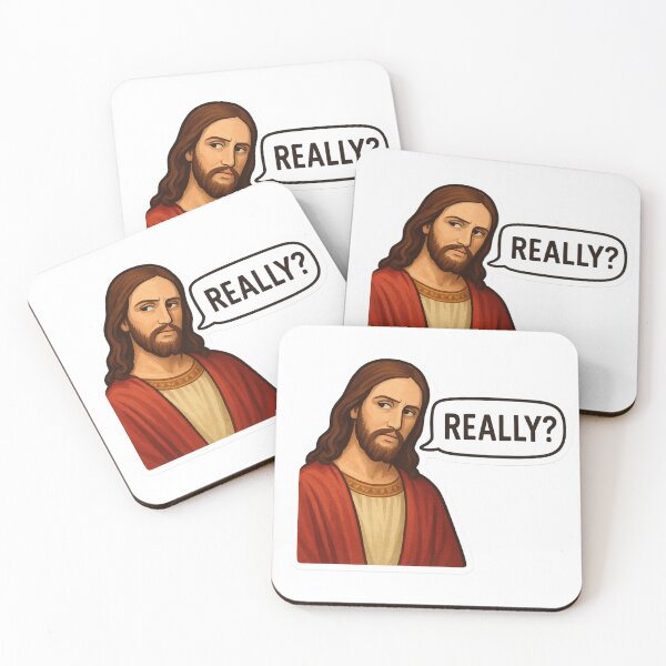 Item preview, Jesus saying really meme sticker  designed and sold by PixJaipal.