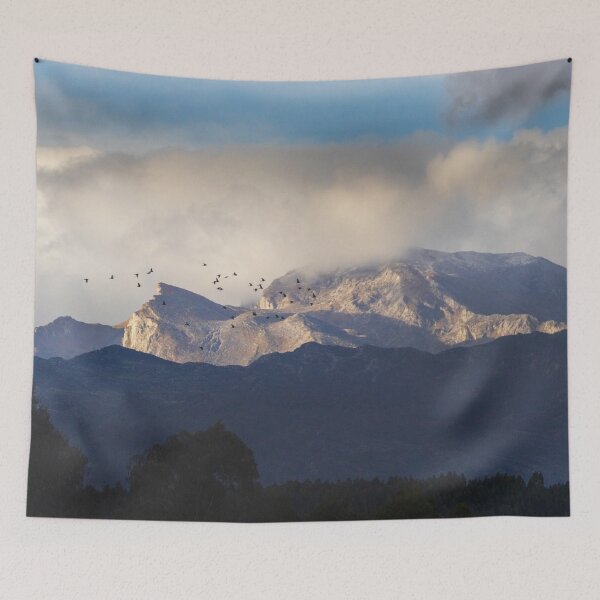 Item preview, Alto de las Verdianas & Flying Birds - San Vicente de la Barquera Views (Alto de las Verdianas and Flying Birds - Landscape of Cantabria) designed and sold by DavidBuitragoCobo.