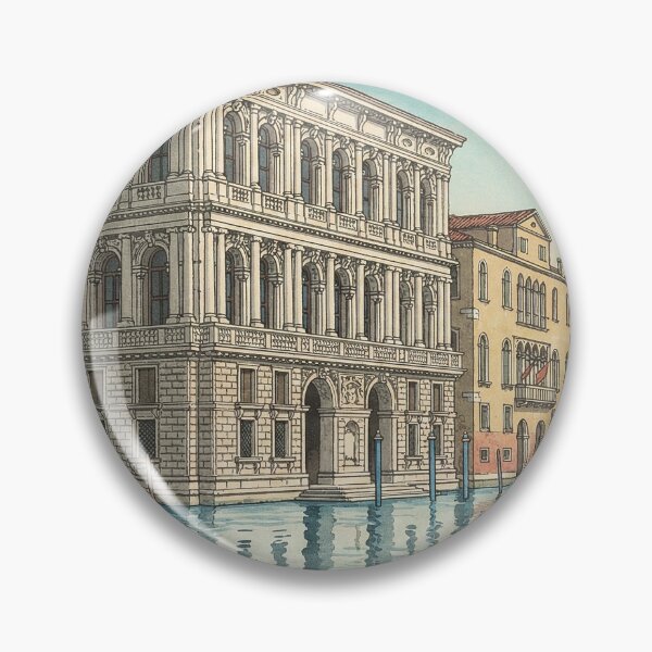 Item preview, Ca Pesaro of Venice Japanese Woodblock Print designed and sold by Takeda-art.