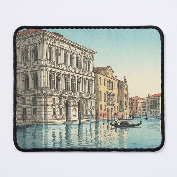 Item preview, Ca Pesaro of Venice Japanese Woodblock Print designed and sold by Takeda-art.