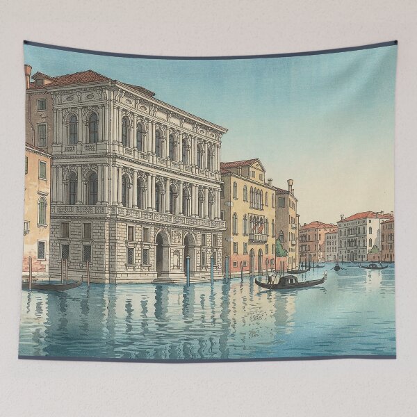 Item preview, Ca Pesaro of Venice Japanese Woodblock Print designed and sold by Takeda-art.