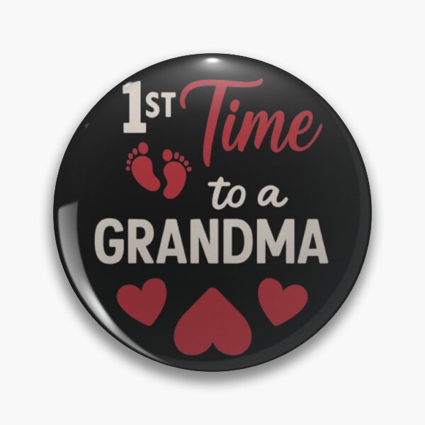 Item preview, 1st Time Grandma – Cute Baby Announcement Design designed and sold by DesignNadine.