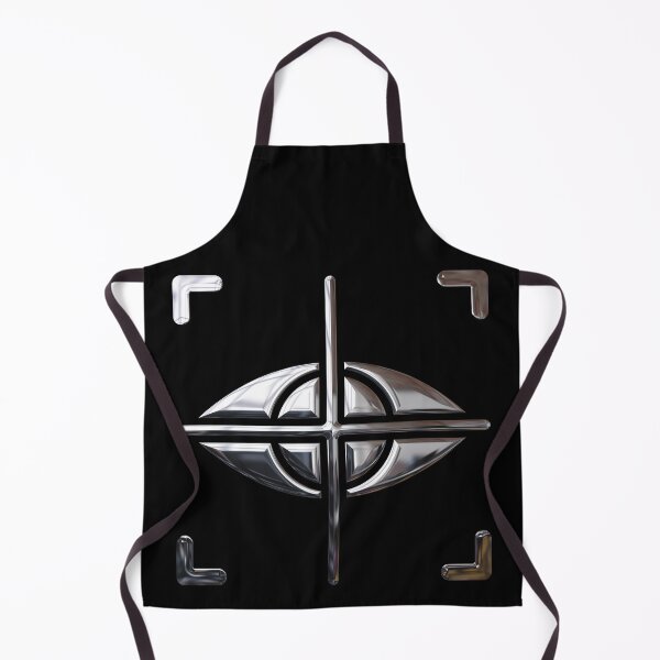 Item preview, Scope viewfinder chrome 3d logo design designed and sold by  [HOT TECHNO NEAR YOU] Studios.
