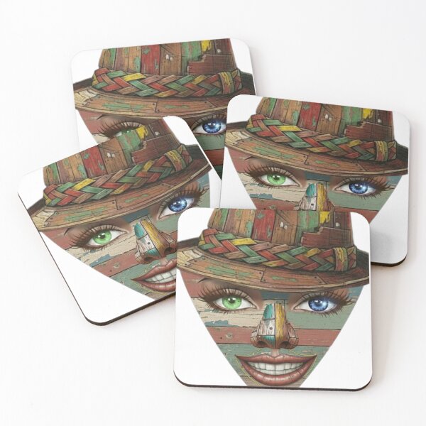 Item preview, Wooden Fedoran: Heterochromatic Mask designed and sold by JanRizz.