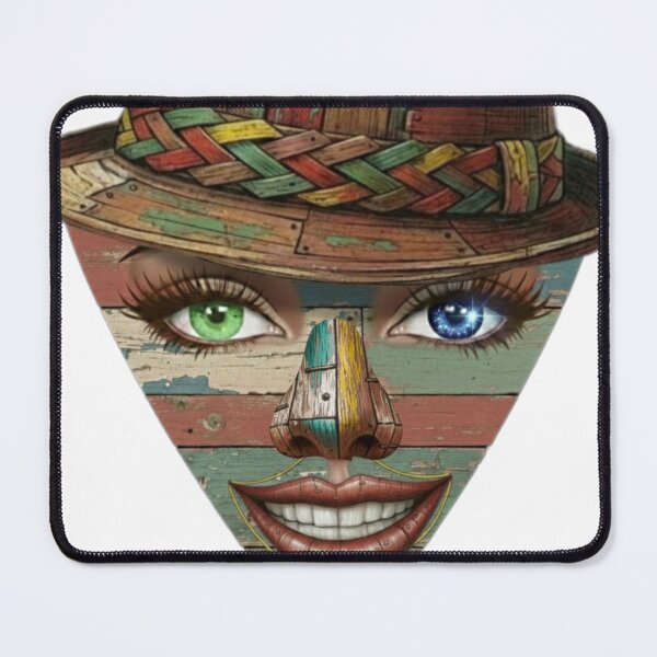 Item preview, Wooden Fedoran: Heterochromatic Mask designed and sold by JanRizz.