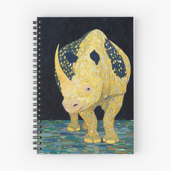 Item preview, Colorful Mosaic Rhino designed and sold by lautir.