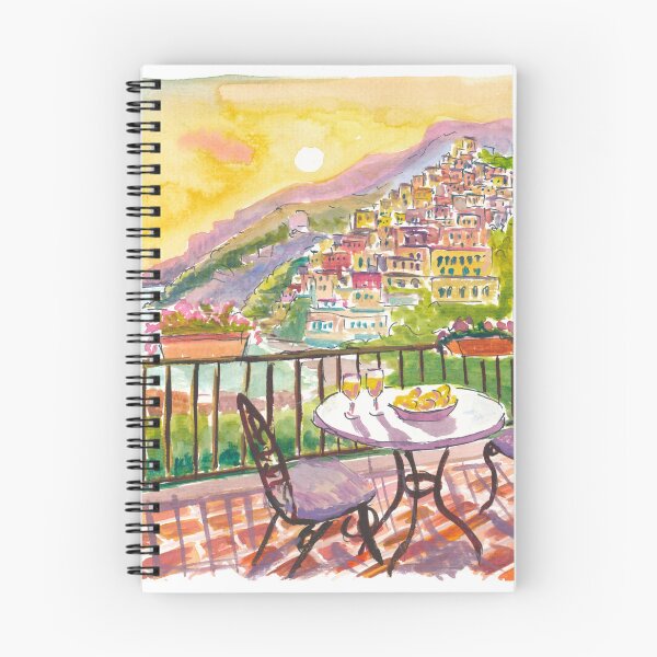 Item preview, Positano Balcony View with Lemons, Amalfi Coast and Cityscape designed and sold by artshop77.