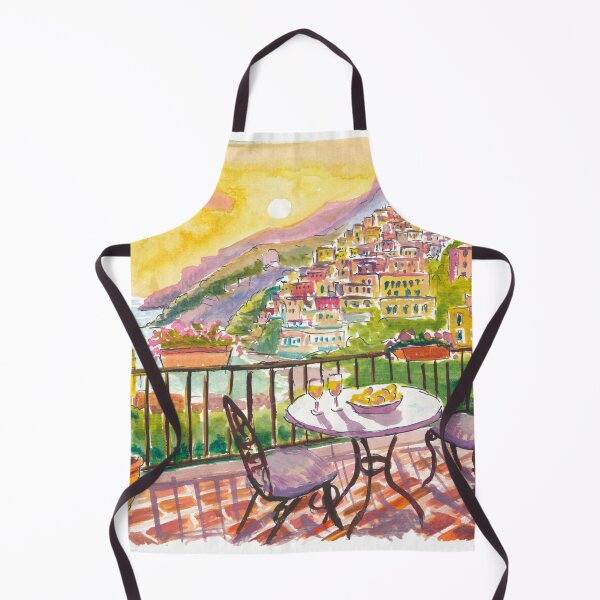 Item preview, Positano Balcony View with Lemons, Amalfi Coast and Cityscape designed and sold by artshop77.