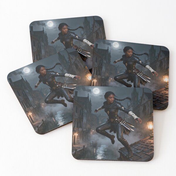 Item preview, Inej Ghafa — The Wraith of the Barrel designed and sold by InkloreCulture.