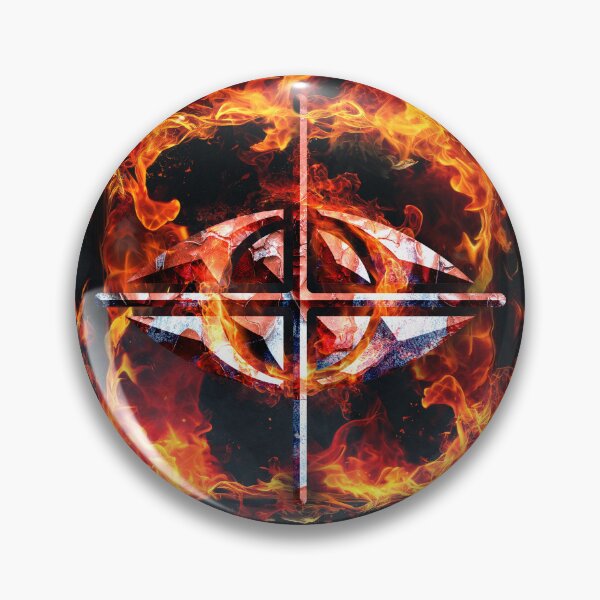Item preview, Burning Scope Symbol  designed and sold by  [HOT TECHNO NEAR YOU] Studios.
