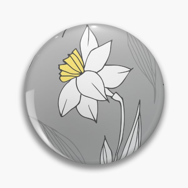 Item preview, Daffodils Delicate Hand Drawn Pattern designed and sold by mariamsol.