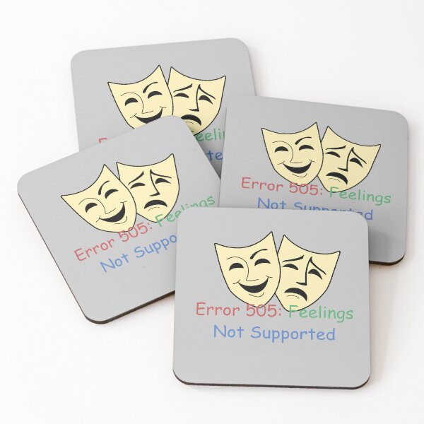 Item preview, Ambivalence Error505: Feelings Not  Supported designed and sold by Wolf on the Stroke.