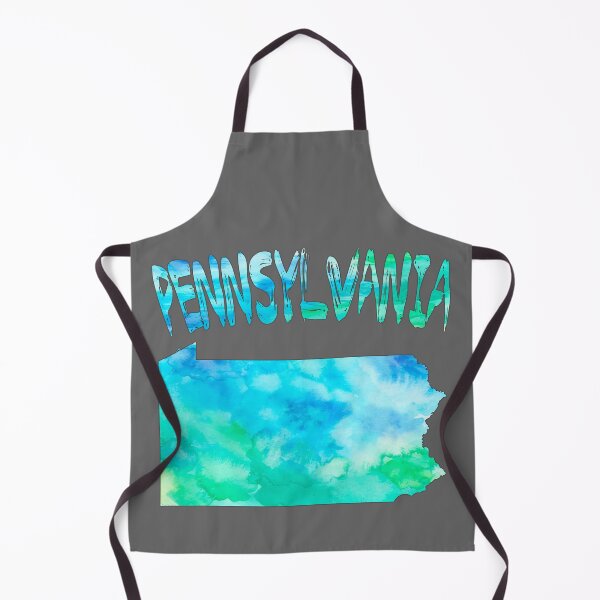 Item preview, Vibrant Watercolor Pennsylvania State Outline Art designed and sold by mashmosh.