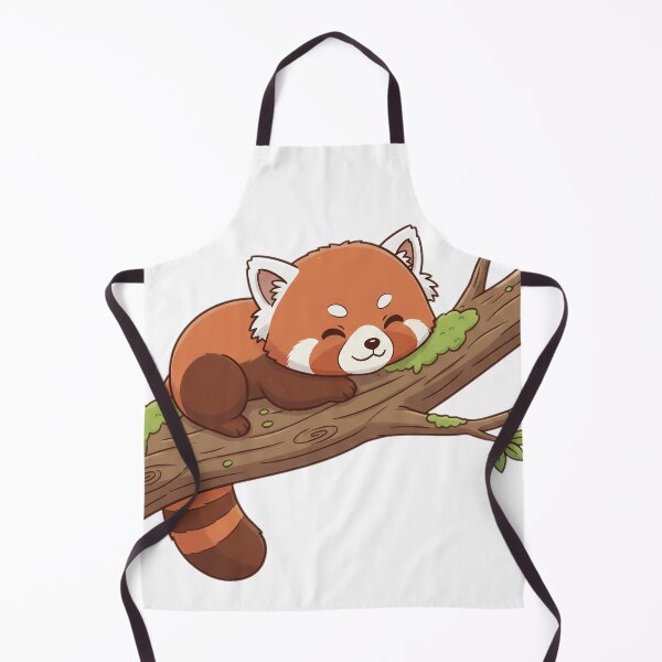 Item preview, Adorable Sleeping Red Panda - Cute Kawaii Cartoon designed and sold by Wild-way Art.