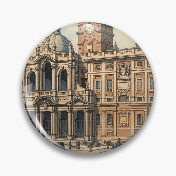Item preview, Basilica of Santa Maria Maggiore Japanese Woodblock Print designed and sold by Takeda-art.