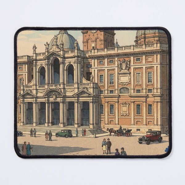 Item preview, Basilica of Santa Maria Maggiore Japanese Woodblock Print designed and sold by Takeda-art.