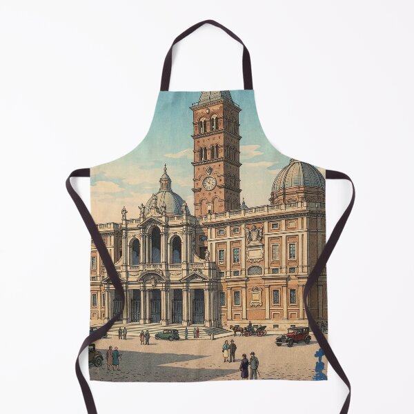 Item preview, Basilica of Santa Maria Maggiore Japanese Woodblock Print designed and sold by Takeda-art.