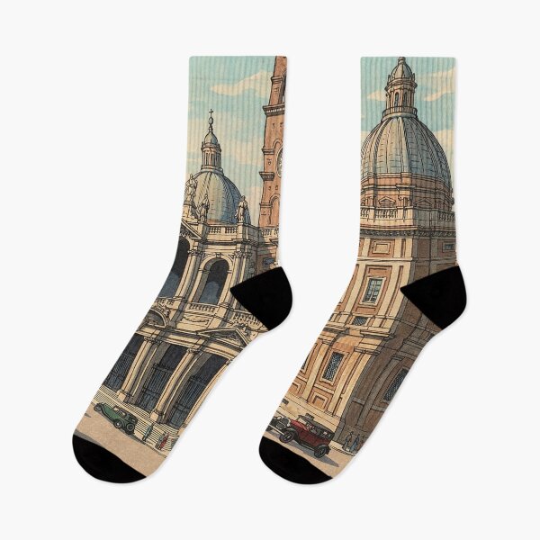 Item preview, Basilica of Santa Maria Maggiore Japanese Woodblock Print designed and sold by Takeda-art.
