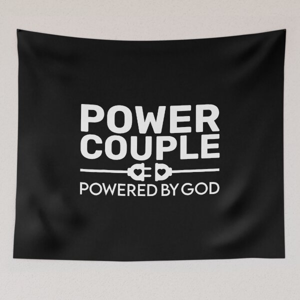 Item preview, Power Couple Powered By God Power Plugs Christian Couple designed and sold by CharlotteSandra.