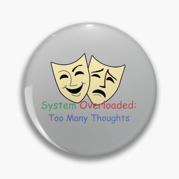 Item preview, Ambivalence System Overloaded: Too Many Thoughts designed and sold by Wolf on the Stroke.