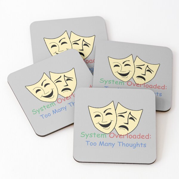 Item preview, Ambivalence System Overloaded: Too Many Thoughts designed and sold by Wolf on the Stroke.