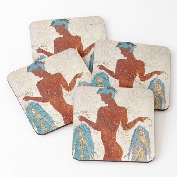 Item preview, Minoan fresco of a fisherman with his catch designed and sold by likiska.