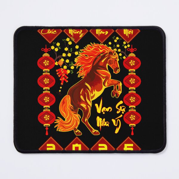 Item preview, Chuc Mung Nam Moi 2026 Horse Vietnamese Lunar New Year 2026 designed and sold by JeneMindy.