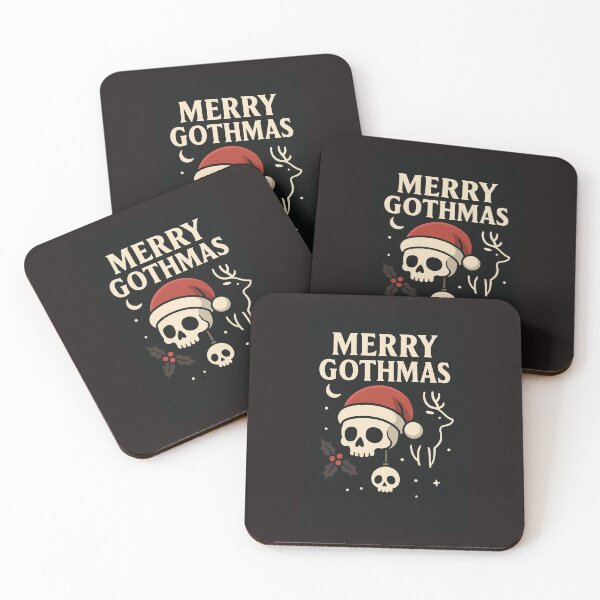 Item preview, Merry Gothmas Skull Christmas – Dark Gothic Holiday Illustration designed and sold by TrendBoost.