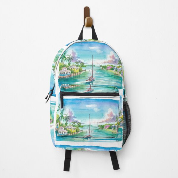 Item preview, Sunlit Marsh Harbour on Abaco Island Coastal Serenity designed and sold by artshop77.