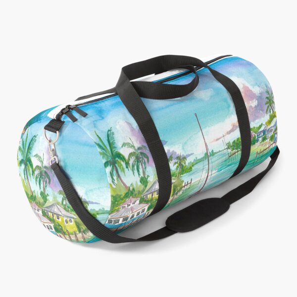 Item preview, Sunlit Marsh Harbour on Abaco Island Coastal Serenity designed and sold by artshop77.