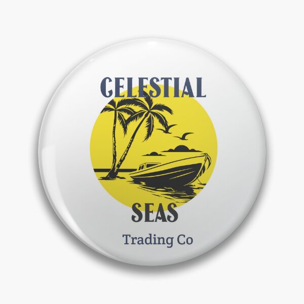 Item preview, Celestial Seas – Yellow Sunset Boat Logo designed and sold by celestialseastc.