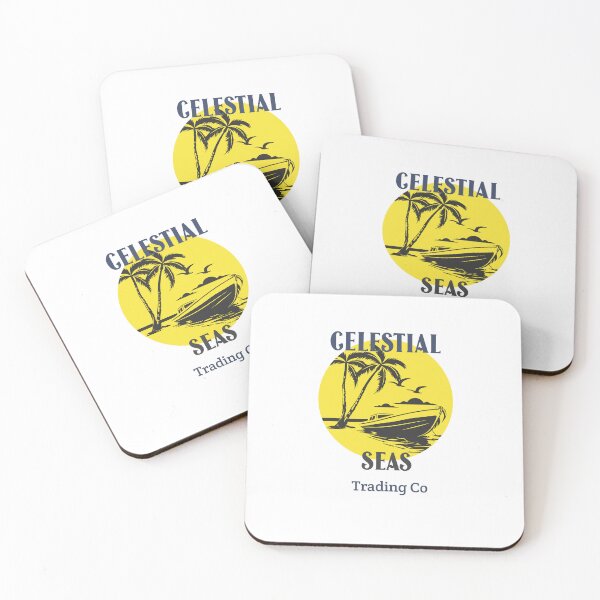 Item preview, Celestial Seas – Yellow Sunset Boat Logo designed and sold by celestialseastc.
