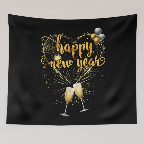 Item preview, New Years Eve Party Supplies Happy New Year Fireworks designed and sold by JeneMindy.