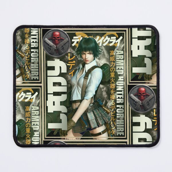 Item preview, Devil May Cry Lady Classic Retro Gaming Art designed and sold by Back2Collage.