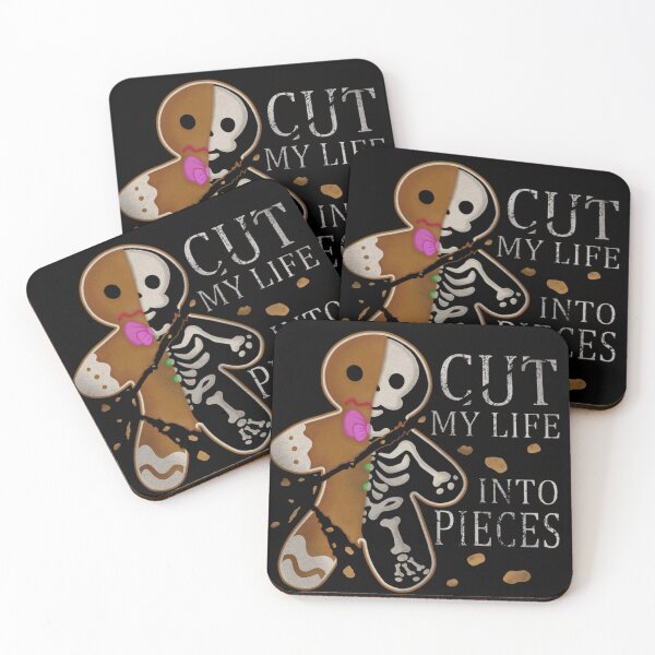 Item preview, Cut My Life Into Pieces Funny Gingerbread Skeleton Emo Song Parody designed and sold by Jone Cham.