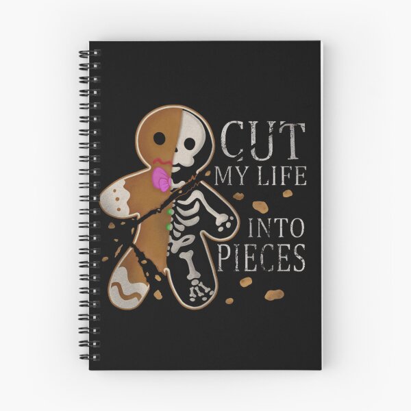 Item preview, Cut My Life Into Pieces Funny Gingerbread Skeleton Emo Song Parody designed and sold by Jone Cham.