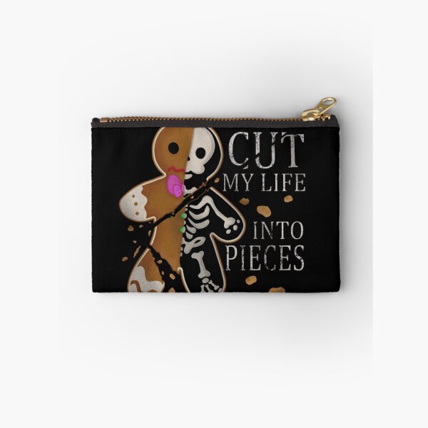 Item preview, Cut My Life Into Pieces Funny Gingerbread Skeleton Emo Song Parody designed and sold by Jone Cham.