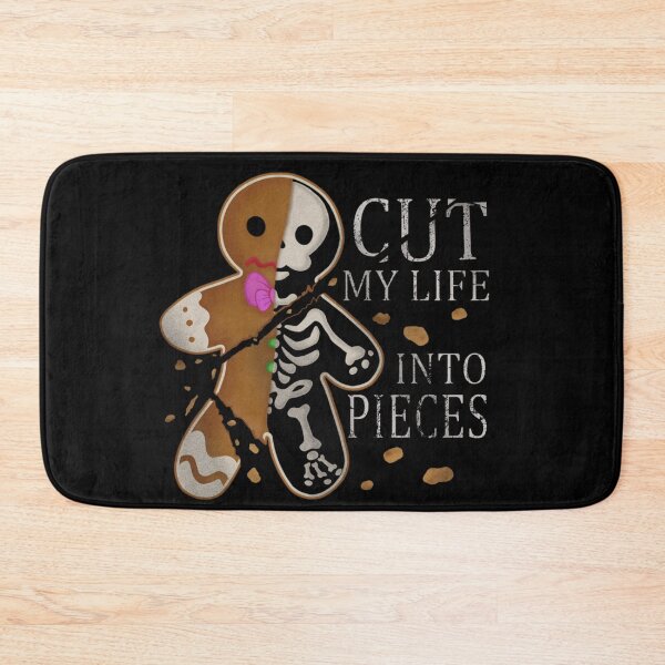 Item preview, Cut My Life Into Pieces Funny Gingerbread Skeleton Emo Song Parody designed and sold by Jone Cham.