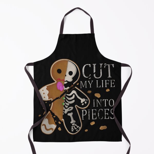 Item preview, Cut My Life Into Pieces Funny Gingerbread Skeleton Emo Song Parody designed and sold by Jone Cham.
