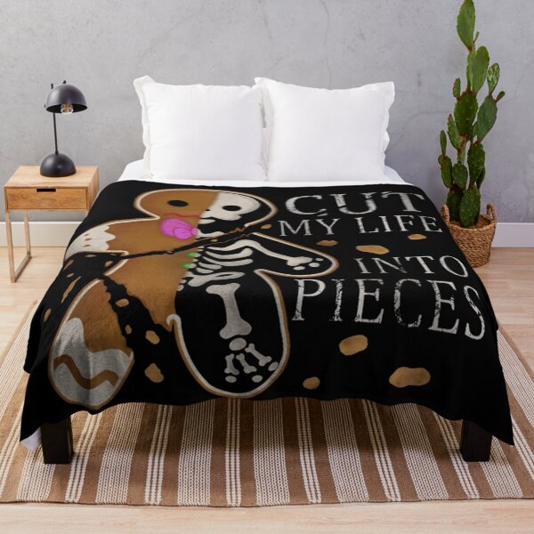Item preview, Cut My Life Into Pieces Funny Gingerbread Skeleton Emo Song Parody designed and sold by Jone Cham.