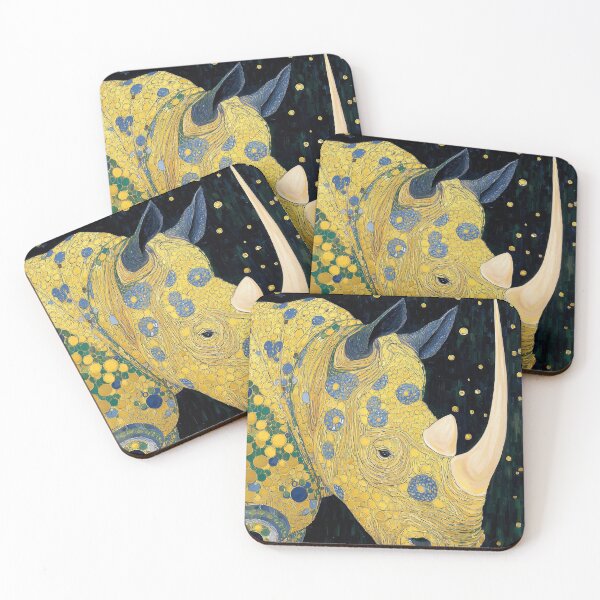 Item preview, Colorful Rhinoceros Among Stars designed and sold by lautir.
