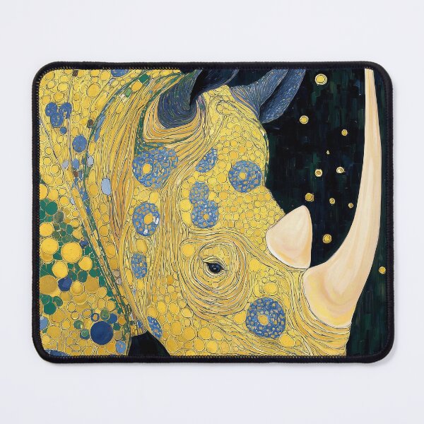 Item preview, Colorful Rhinoceros Among Stars designed and sold by lautir.
