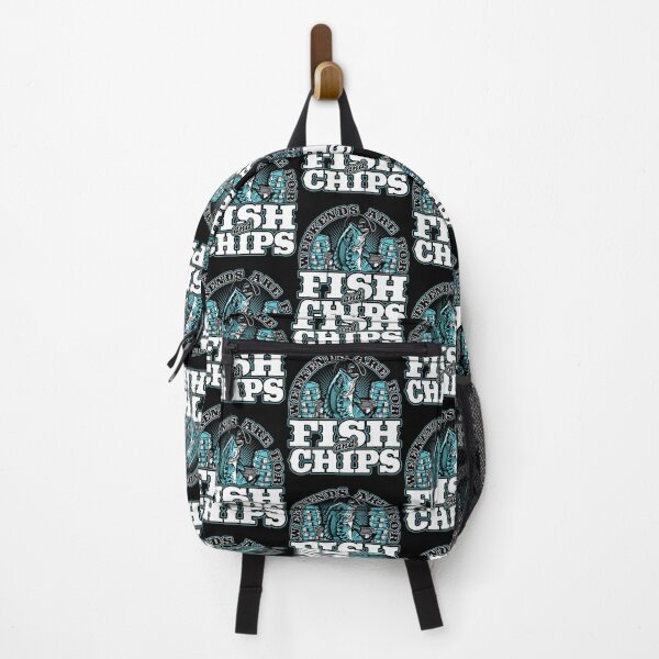 Item preview, Weekends Are For Fish And Chips For Fishing Poker Lover designed and sold by CandyceMillie.