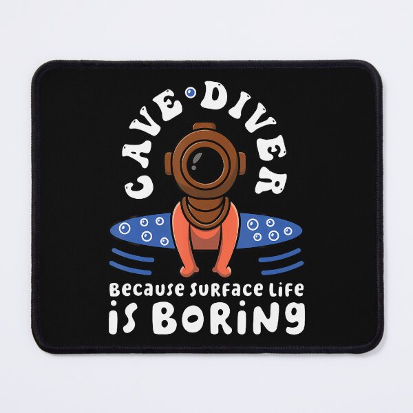 Item preview, Cave Diver Cave Diving Vintage Diver Funny Quote designed and sold by JuneLisa1.