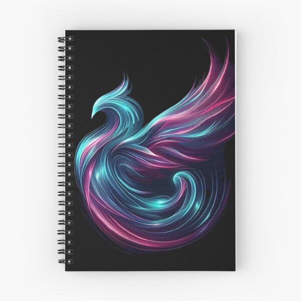Item preview, Neon Phoenix – Futuristic Rebirth Art designed and sold by Dogandesighn.