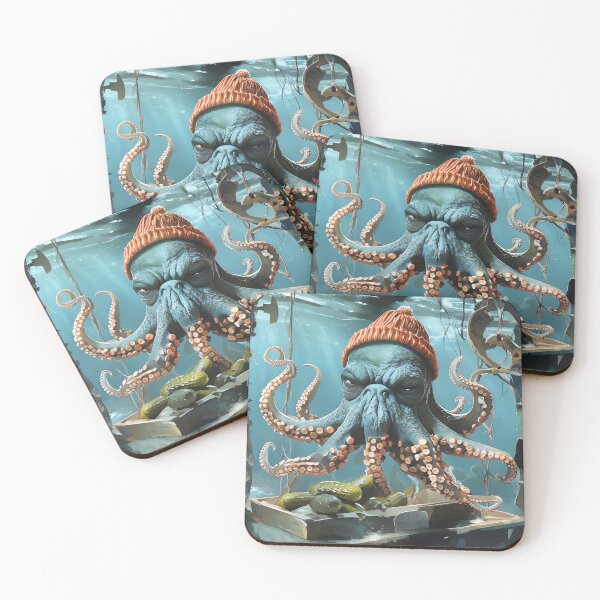 Item preview, Octopus Pickle Emporium designed and sold by ONYX Pixee.