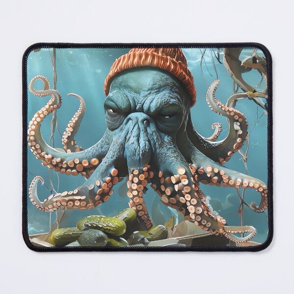 Item preview, Octopus Pickle Emporium designed and sold by ONYX Pixee.
