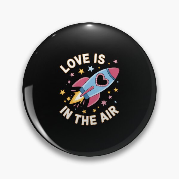 Item preview, Love Is In The Air Rocket Valentine Space Lover designed and sold by MarianMartha.