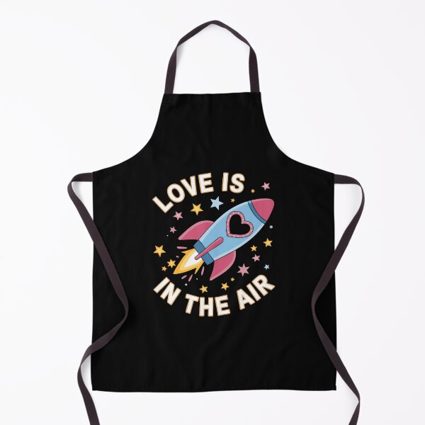 Item preview, Love Is In The Air Rocket Valentine Space Lover designed and sold by MarianMartha.